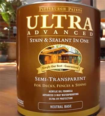 Pittsburgh Ultra stain and sealant