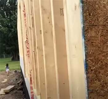 2x6 exterior walls and Sheeting with OSB