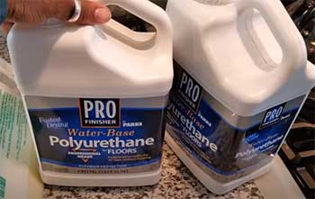 Parks Pro Finisher water based polyurethane