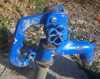 troubleshooting cracked head Yard hydrant