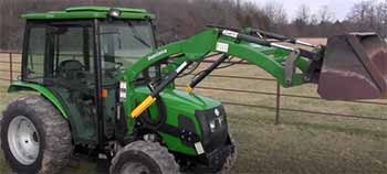 Montana tractor with a Deere Engine