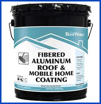 RoofWorks Fibered Aluminum Roof Coating