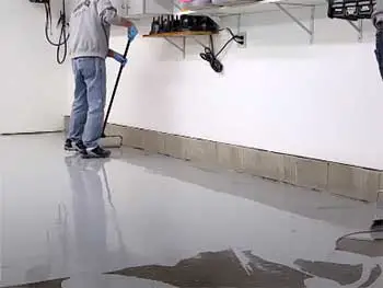 Epoxy Coating Garage Floor 