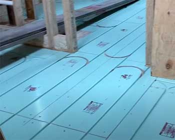 warmboard radiant heat flooring