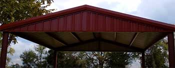 Red Iron carport