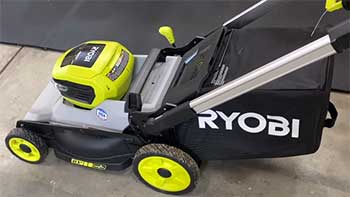 Ryobi dual-blade battery powered push mower