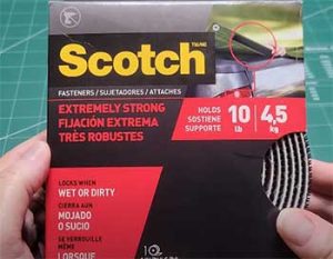3M Scotch Extreme Fasteners 1" X 4ft Roll - Heavy Duty Dual Lock Tape, Holds 10 Lbs, Weatherproof, Reusable