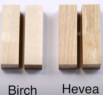 Hevea And Birch Butcher Block