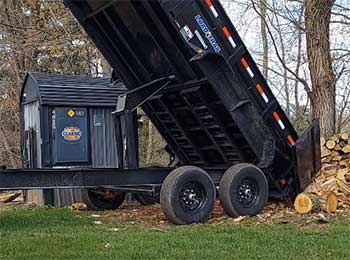 load trail dump trailer