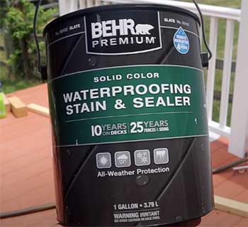 BEHR Exterior Wood Stain and Sealer