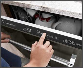 KitchenAid Dishwasher Cycle Control