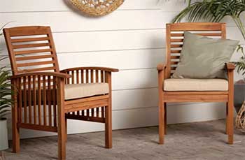 Acacia Wood Outdoor Patio Chairs