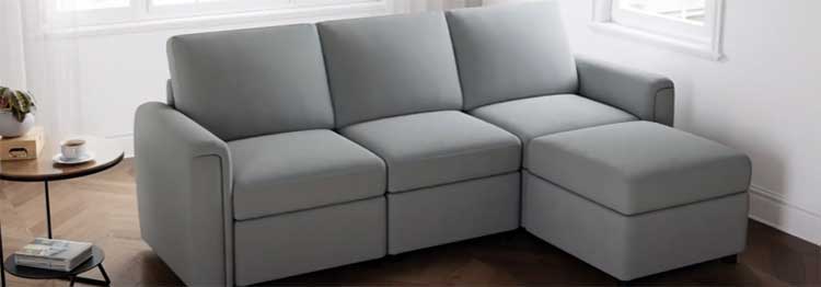 LINSY Home Furniture New Modular Sofa