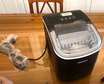 EUHOMY Countertop Ice Maker Machine