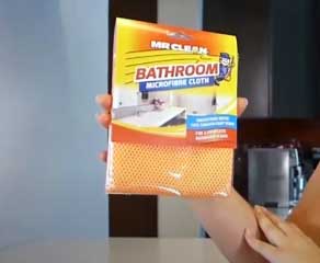 MR CLEAN Microfibre Bathroom Cloth