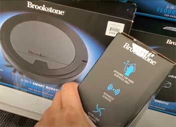 Brookstone 3-in-1 Robotic Floor Cleaner For Hard Surfaces