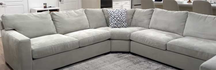 CRATE & BARREL Axis 4 Piece Sectional Sofa