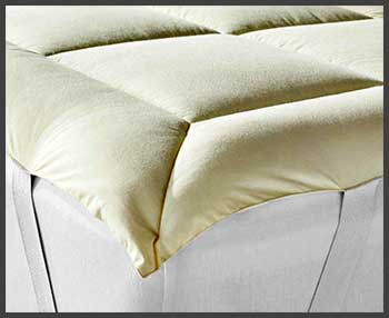 Casaluna Wool Blend Quilted Mattress Topper