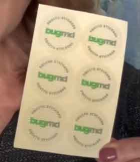 BugMD Squito Stickers Mosquito Repellent