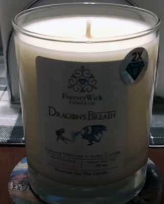 ForeverWick Dragon’s Breath Diamond Candle