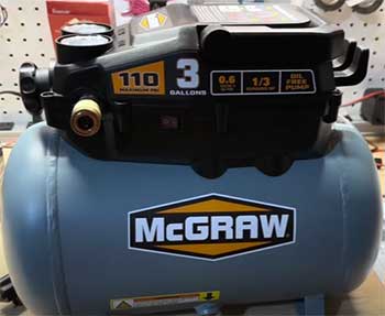 McGraw 3 Gallon Air Compressor