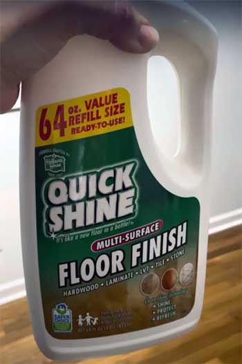 Quick Shine Floor Finish