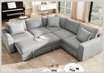 Simplie Fun Cozy & Versatile L-Shaped Sofa