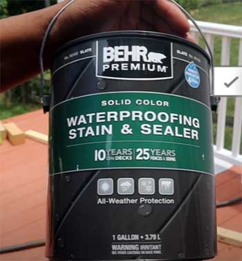 BEHR Exterior Wood Stain