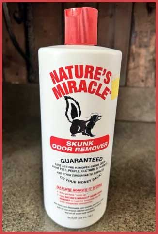 Nature’s Miracle Skunk Odor Remover