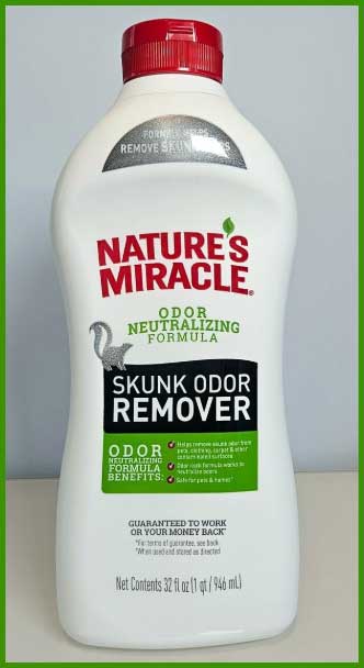 Nature’s Miracle Skunk Odor Remover