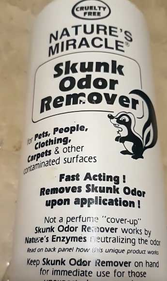 Nature’s Miracle Skunk Odor Remover