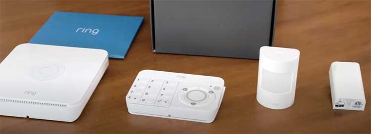 Ring Alarm 5-piece kit and a Stick Up Cam