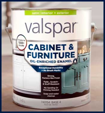 Valspar Cabinet & Furniture Oil-Enriched Enamel