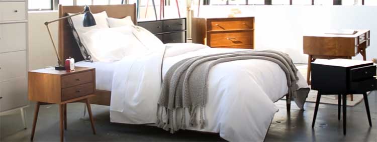 West Elm Mid-Century Bed