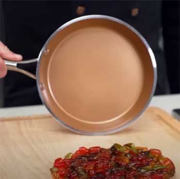 Gotham Steel Hammered Cream Cookware Set