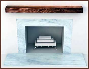 Country Living Hatteras Whitewash Farmhouse Mantel Shelf