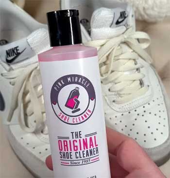 Pink Miracle Shoe Cleaner