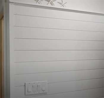 Shiplap on a Wall