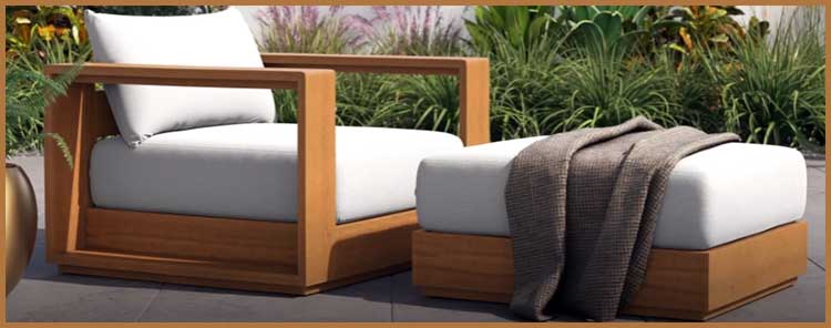 Tahoe Outdoor Patio Acacia Wood Collection