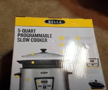 Bella 5-Quart Programmable Slow Cooker