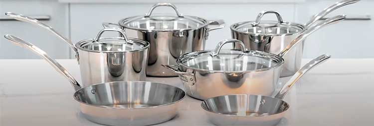 Viking 3-Ply Stainless Steel 10-Piece Cookware Set