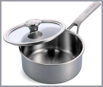 Merten & Storck Tri-Ply Stainless Steel 3QT Saucepan