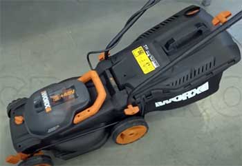 WORX electric lawn mower