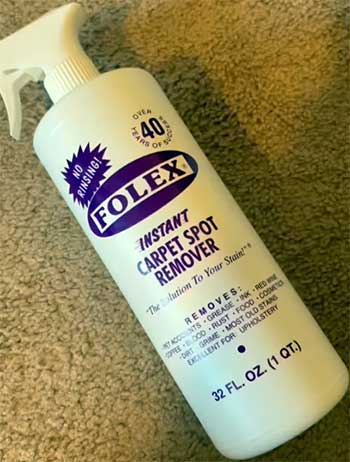 folex instant carpet spot remover