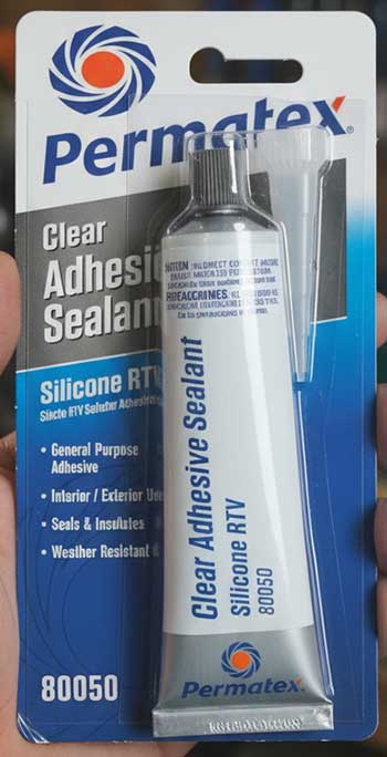 Permatex Clear RTV Silicone Adhesive Sealant