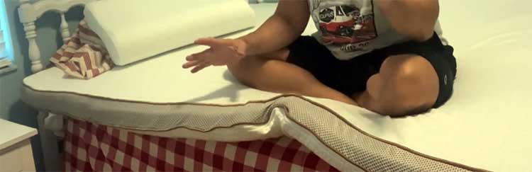 BedStory 3-inch gel memory foam topper