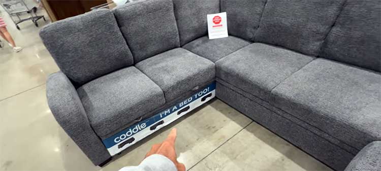 Coddle Aria Fabric Sleeper Sectional