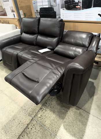 Gilman Creek leather power recliner sofa