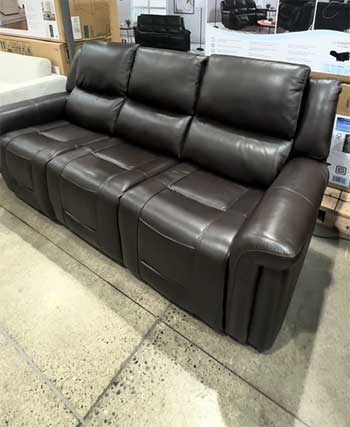 Gilman Creek leather power recliner sofa