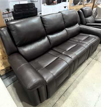 Gilman Creek leather power recliner sofa